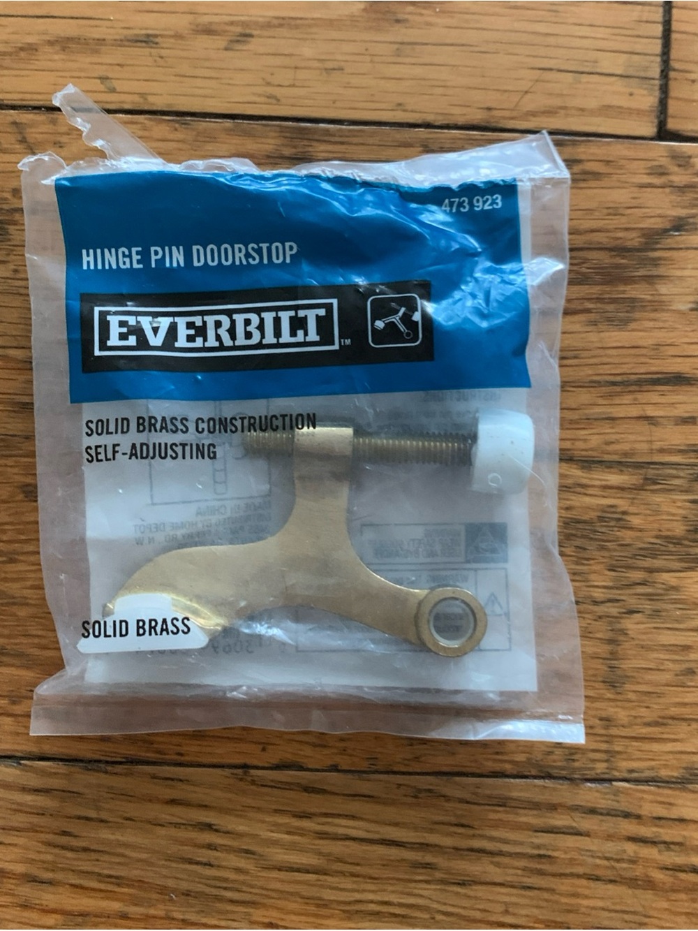 Everbilt Solid Brass Hinge Pin Doorstop - Brass
